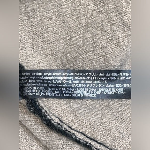 Zara Knit Open Drape Front Wool Blend
Cardigan Sweater Jacket size medium - Picture 8 of 9